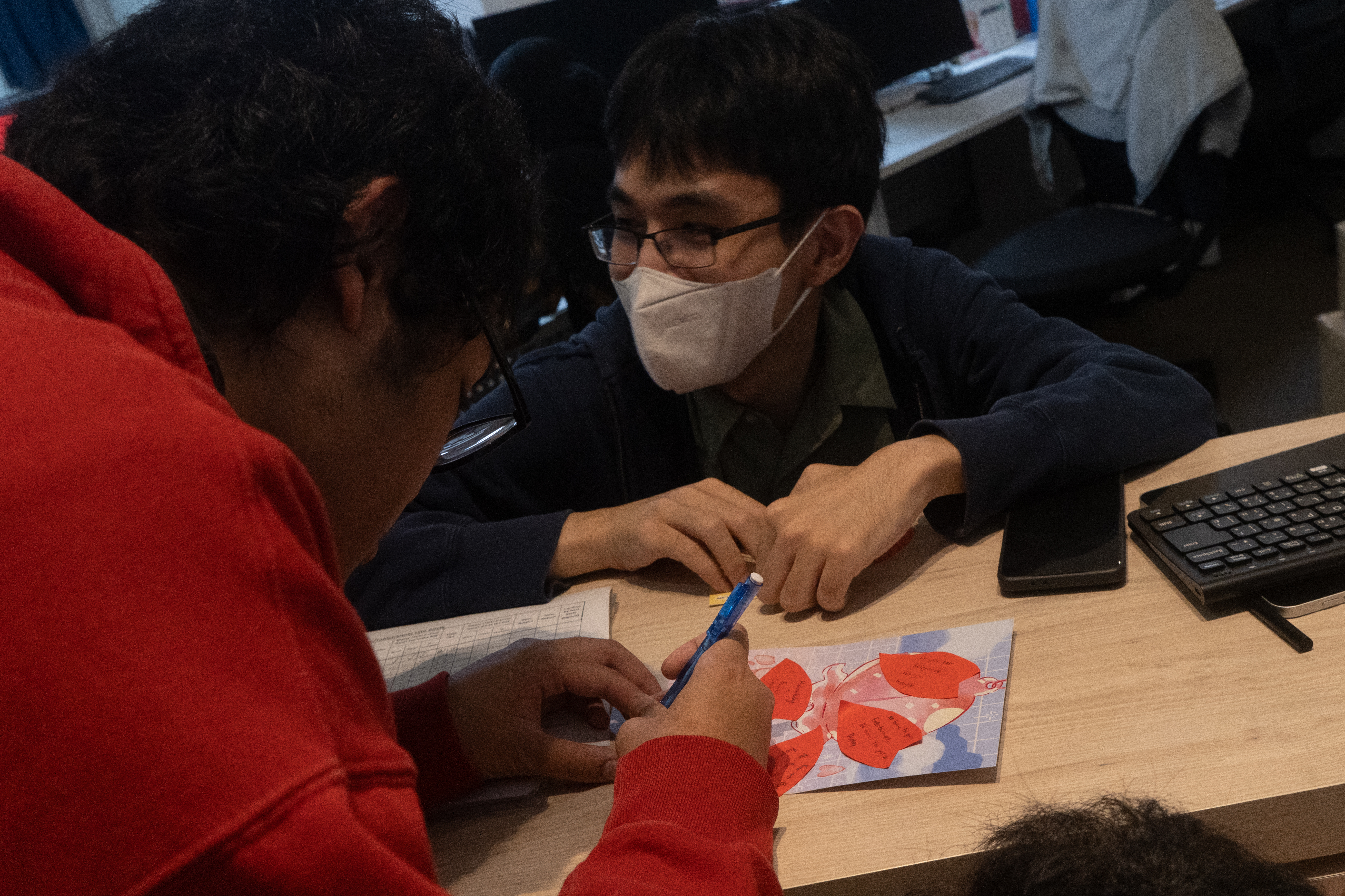 Activities with student and lecturer